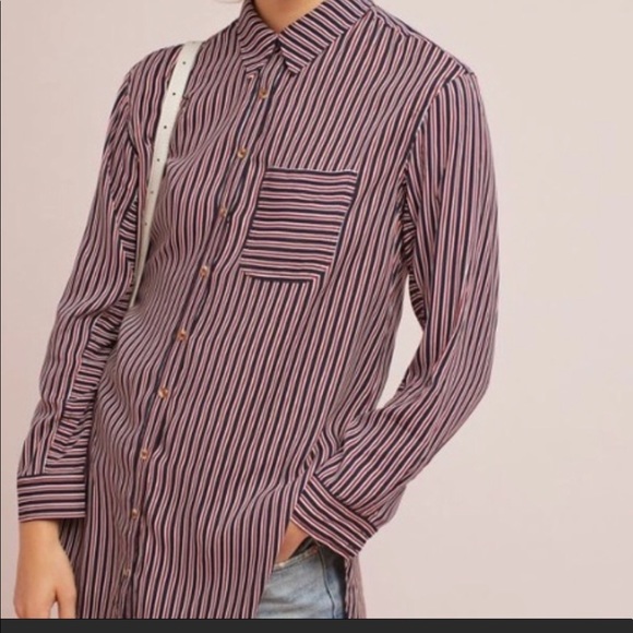 Anthropologie Tops - Anthropologie Maeve Adelaide striped tunic (M)